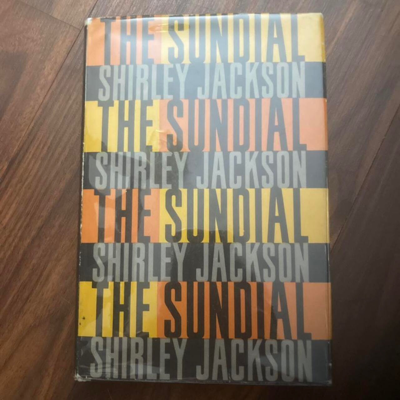 The Sundial by Shirley Jackson HC DJ clear slip-on book cover First Edition 1958