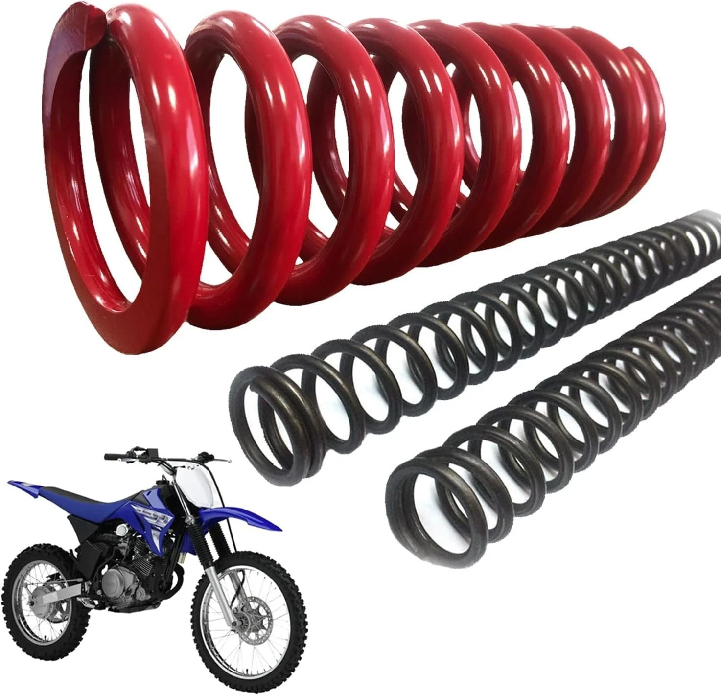 Heavy Duty Front & Rear Motion Shock Spring Kit for 2000-2004 Yamaha TTR125