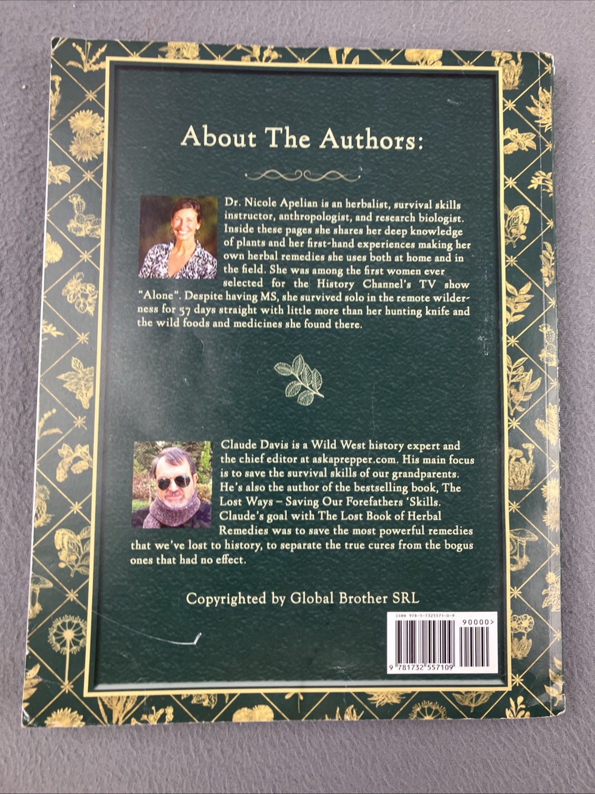 The Lost Book of Herbal Remedies (paperback with color pictures) Herbs Recipes