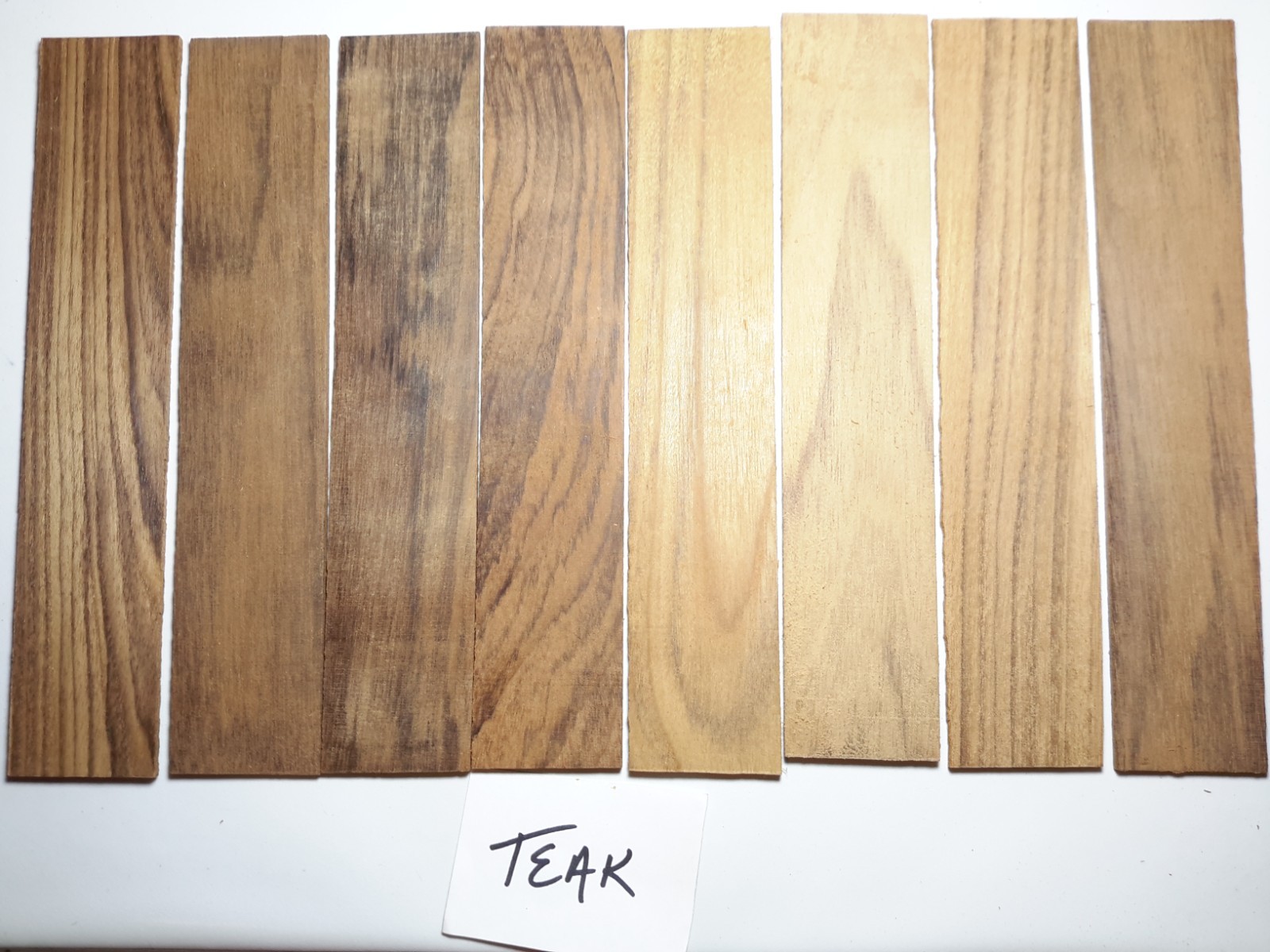 Unsanded Craft Wood, Knife Scales, Bookmarks U Pick Species 1/8″ x 1 5/8″ x 8″