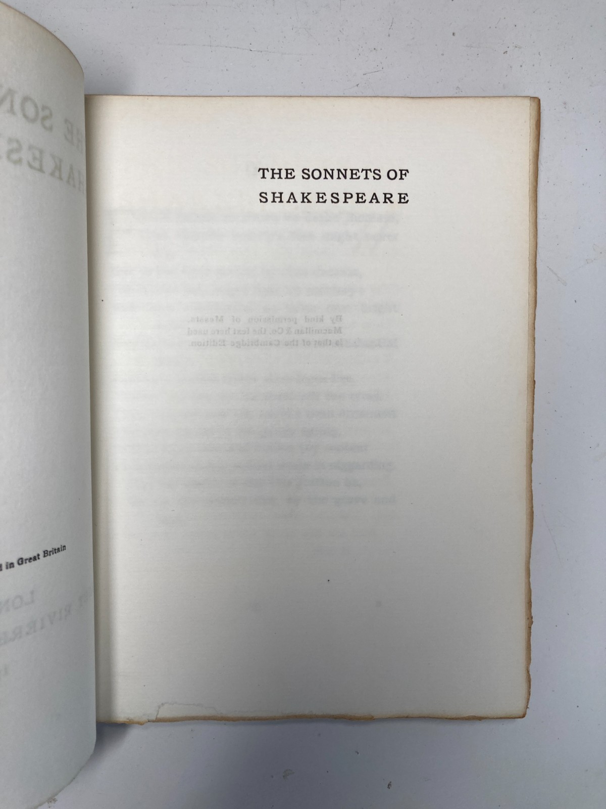1928 Shakespeare SONNETS Bayntun Riviere Leather Binding Gilt Arms