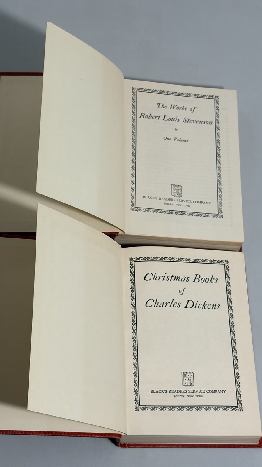 5 Black’s Readers Service Books Shakespeare Browning Longfellow Dickens Stevenso
