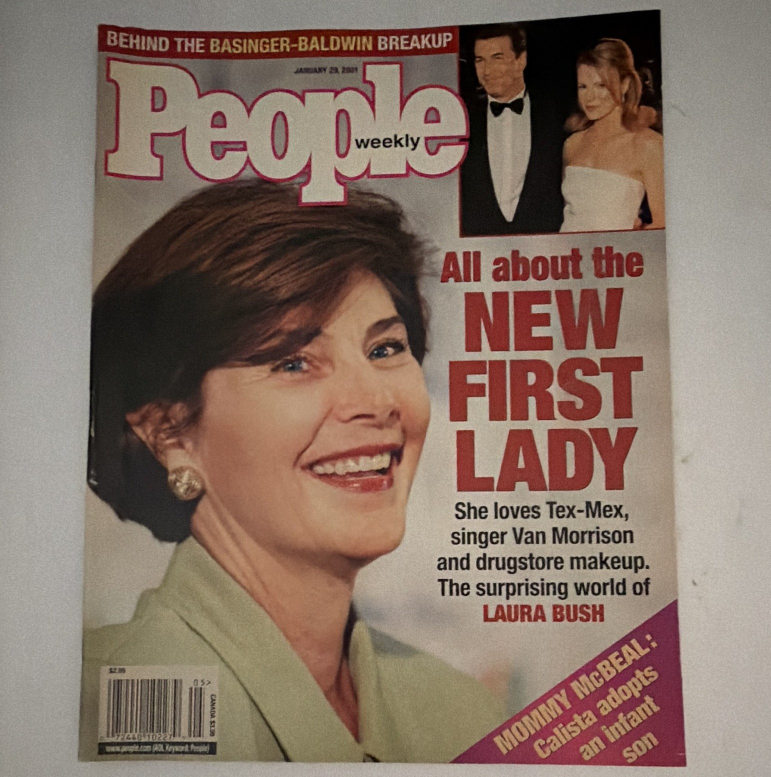 People Weekly January 29 2001 Issue New First Lady Laura Bush