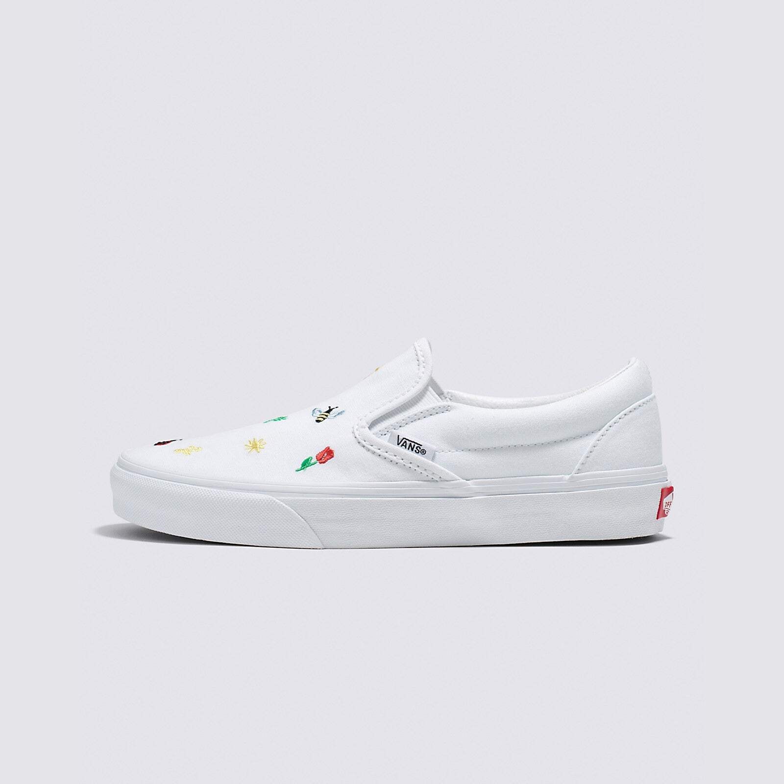 Vans Garden Party Classic Slip-On Shoe True White VN0A5JLXW00