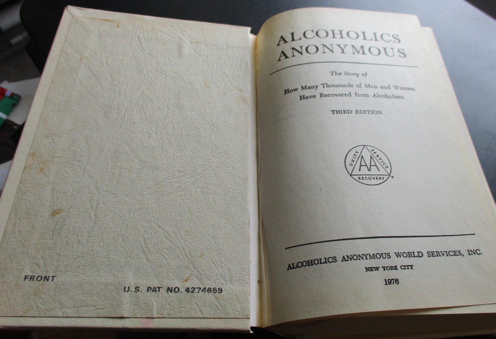 Alcoholics Anonymous: The Big Book – softcover – Now hardcover with slip on dj