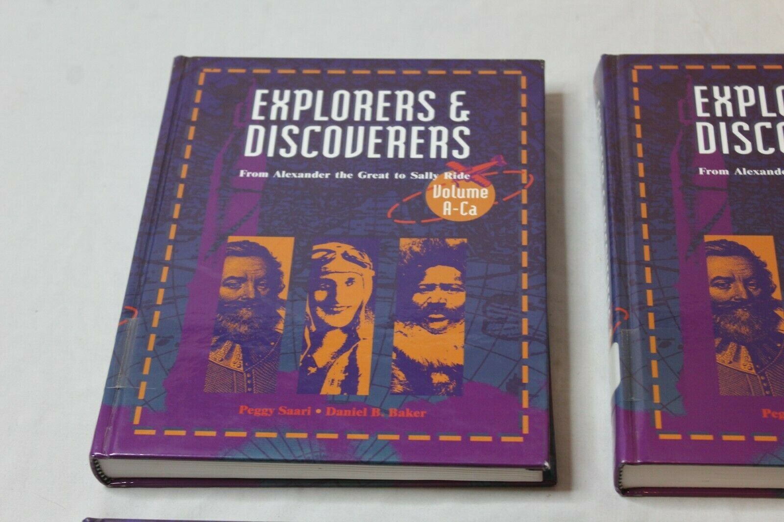 Explorers & Discoverers 4 Volume History Encyclopedia Reference Book Set