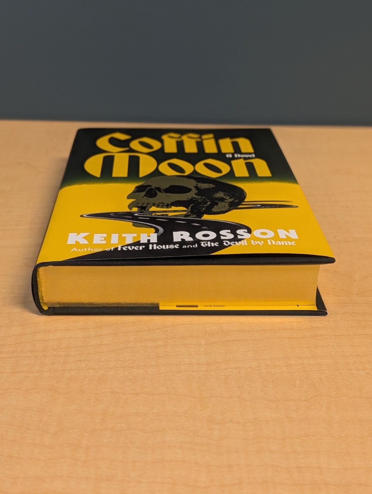 🧛Keith Rosson COFFIN MOON Deluxe SIGNED & NUMBERED Black Crow Books Gilded Edge
