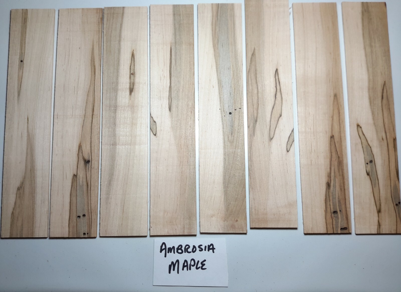 Unsanded Craft Wood, Knife Scales, Bookmarks U Pick Species 1/8″ x 1 5/8″ x 8″