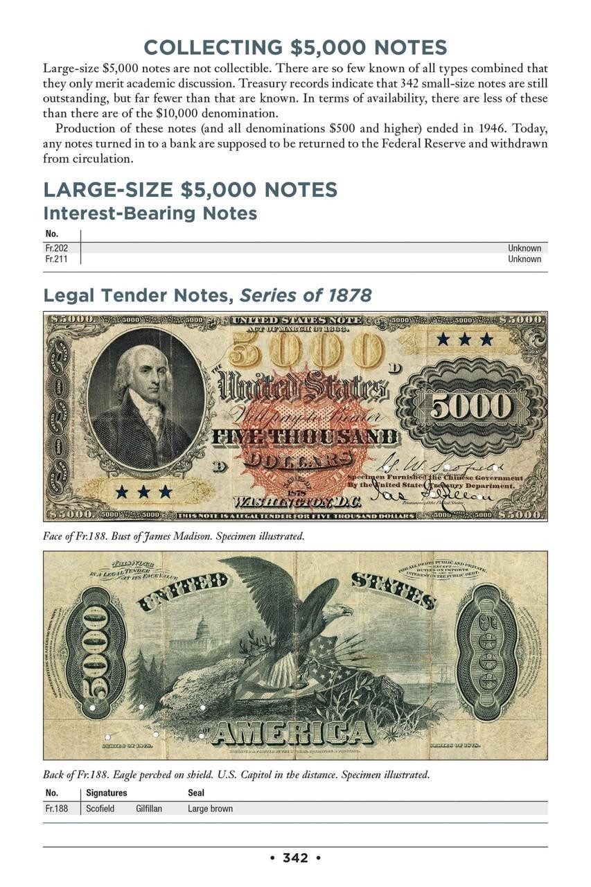 Official Red Book Guide United States Paper Money US Currency Catalog 2024 New