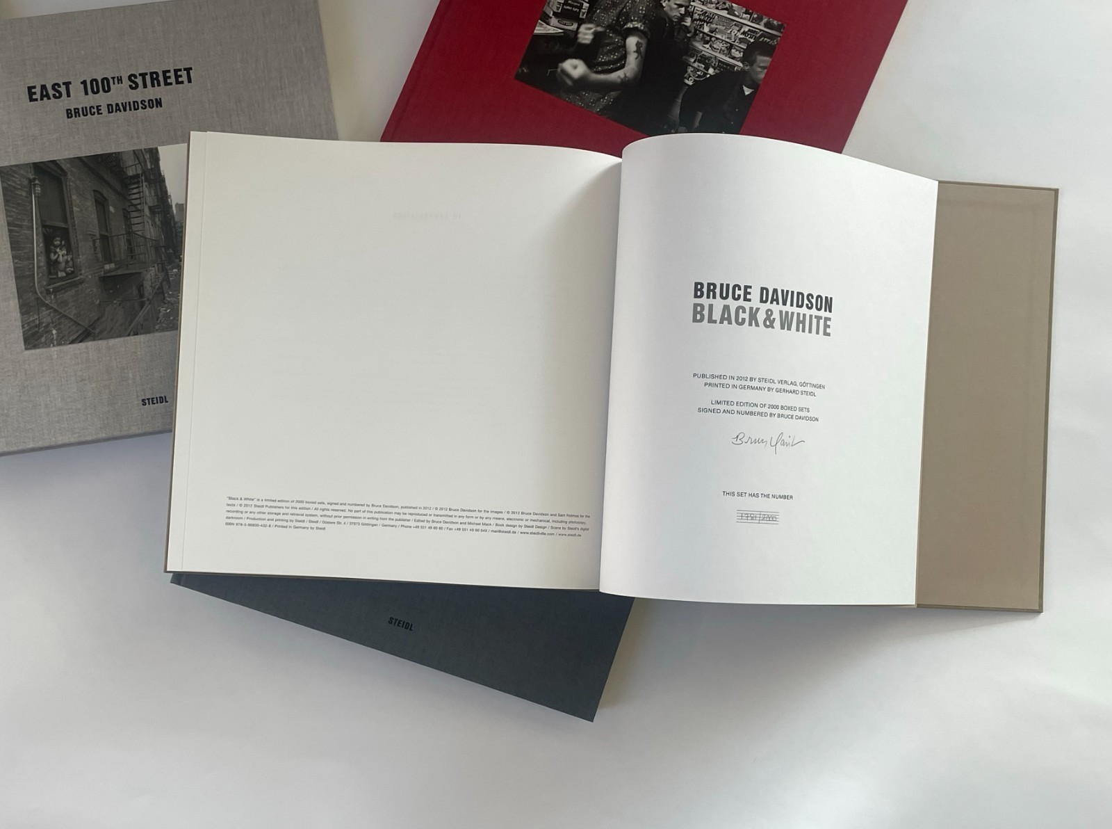 Bruce Davidson’s Black & White new signed on slipcase and in Volume 1