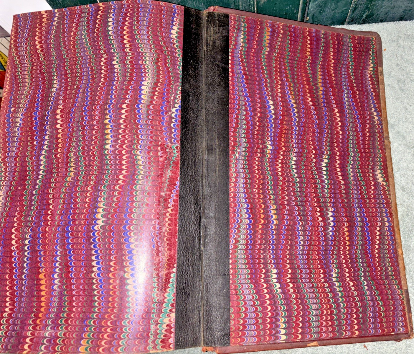 Huge Antique 1905 Ledger (Howard R. Rohn of Garfield, Berks Co. PA)