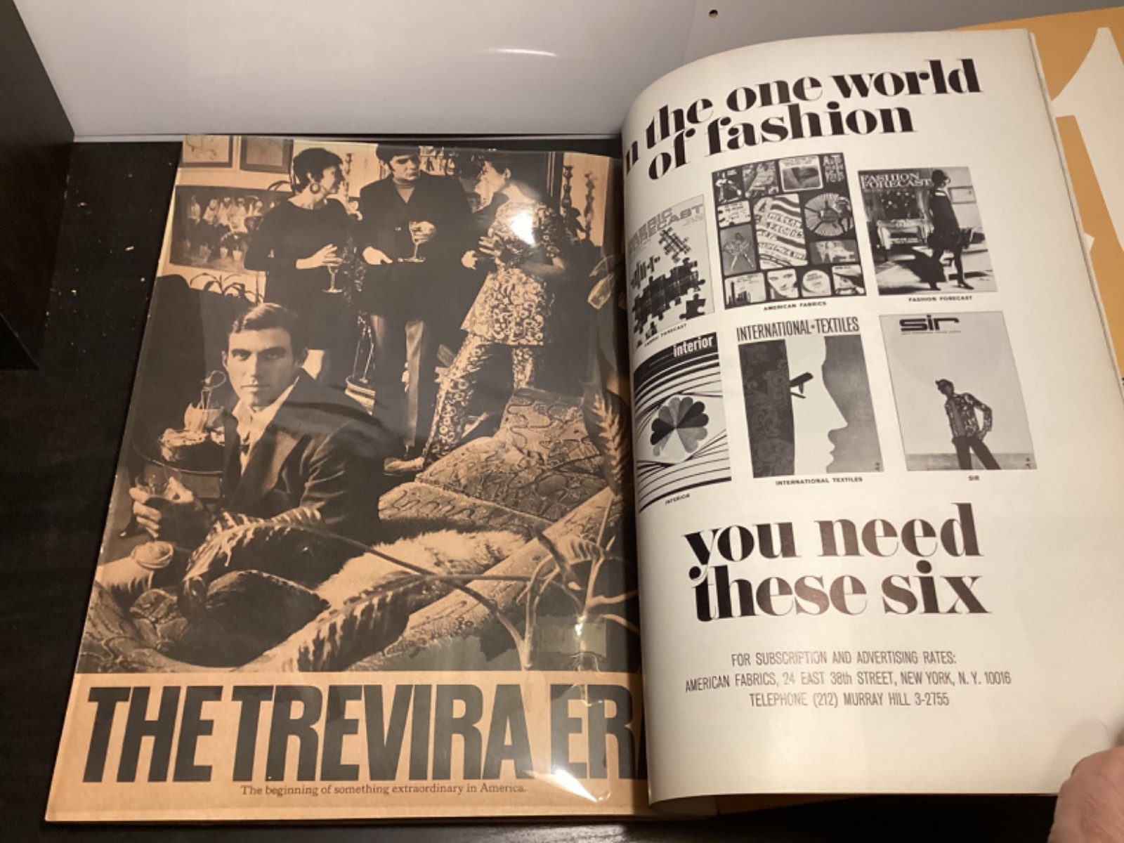 American Fabrics No. 77 – Fall/Winter 1967 – Polyester Issue + Fabric Samples