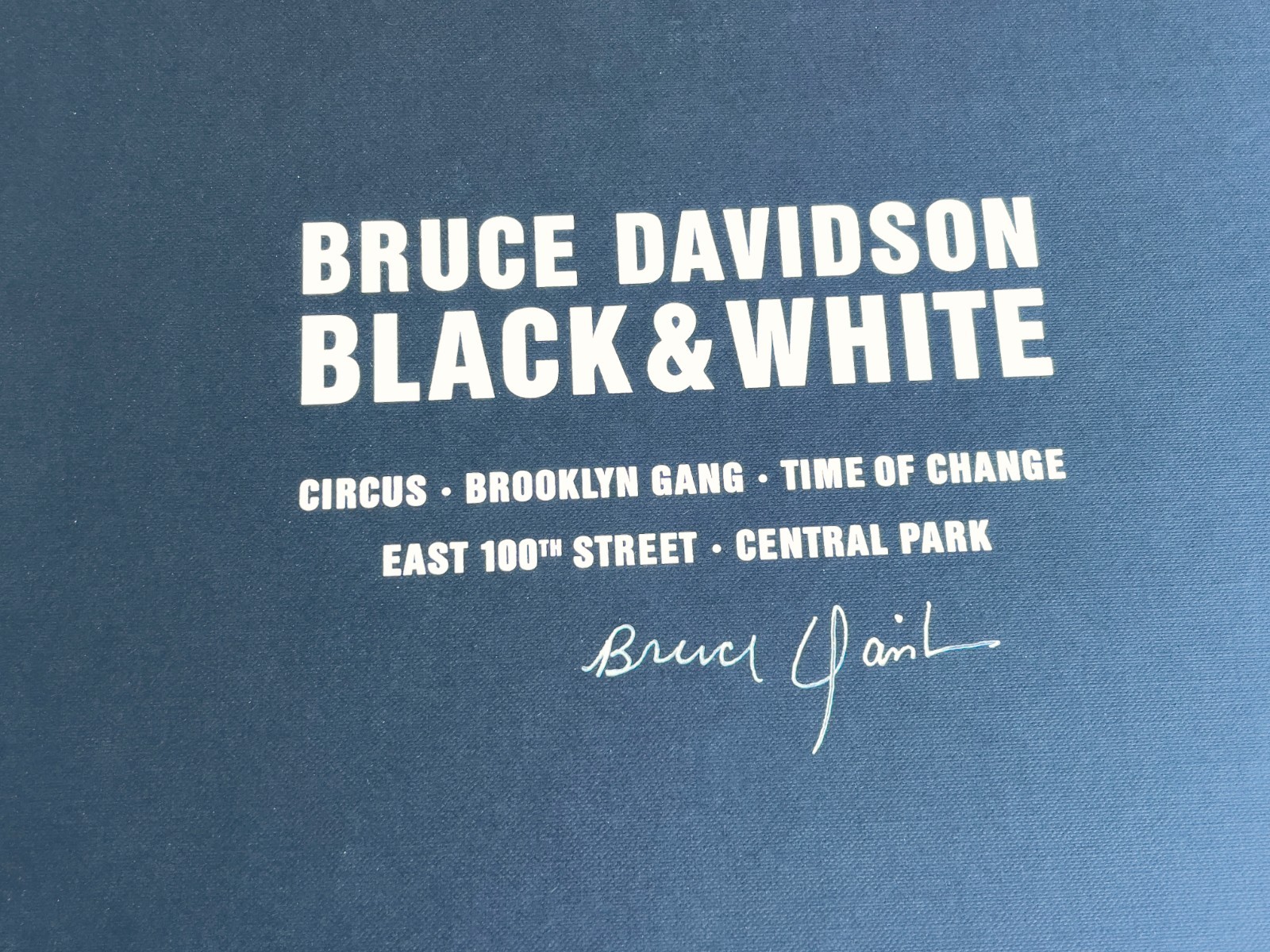 Bruce Davidson’s Black & White new signed on slipcase and in Volume 1