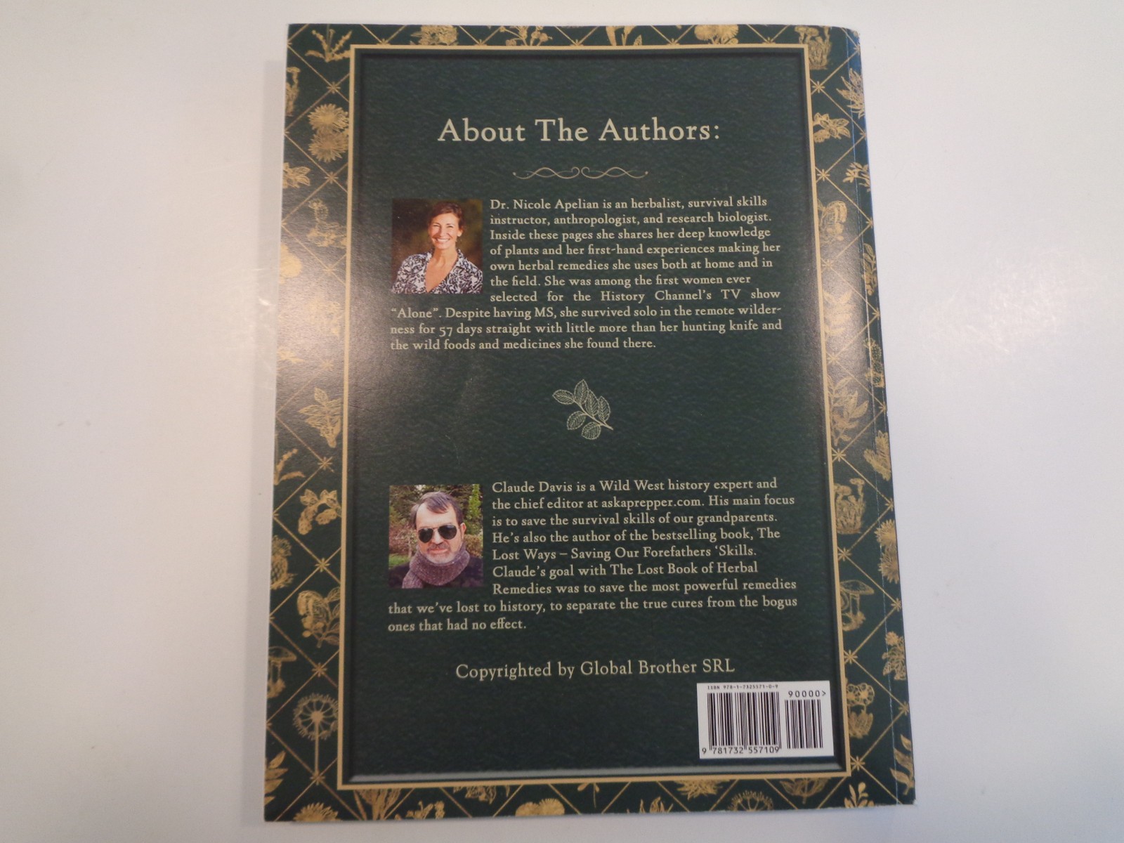 The Lost Book of Herbal Remedies by Claude Davis and Nicole Apelian Home Cures