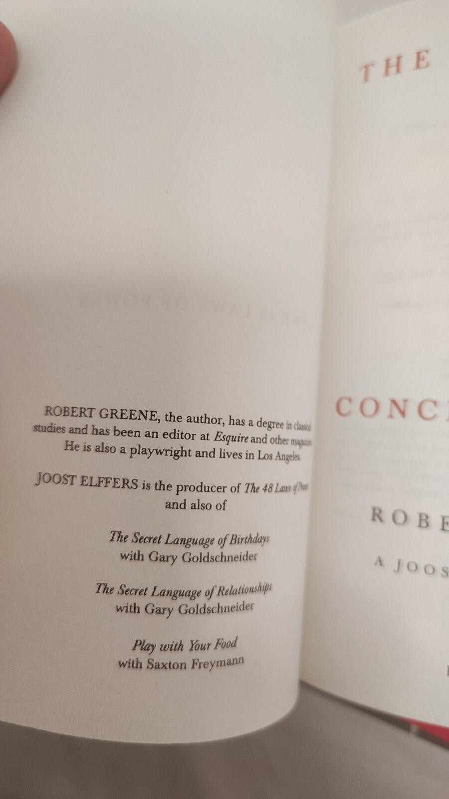 Robert Greene Concise Laws of Power Human Nature 33 Strategies of War 3 Book Lot