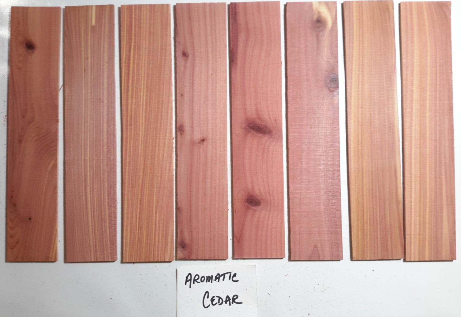 Unsanded Craft Wood, Knife Scales, Bookmarks U Pick Species 1/8″ x 1 5/8″ x 8″