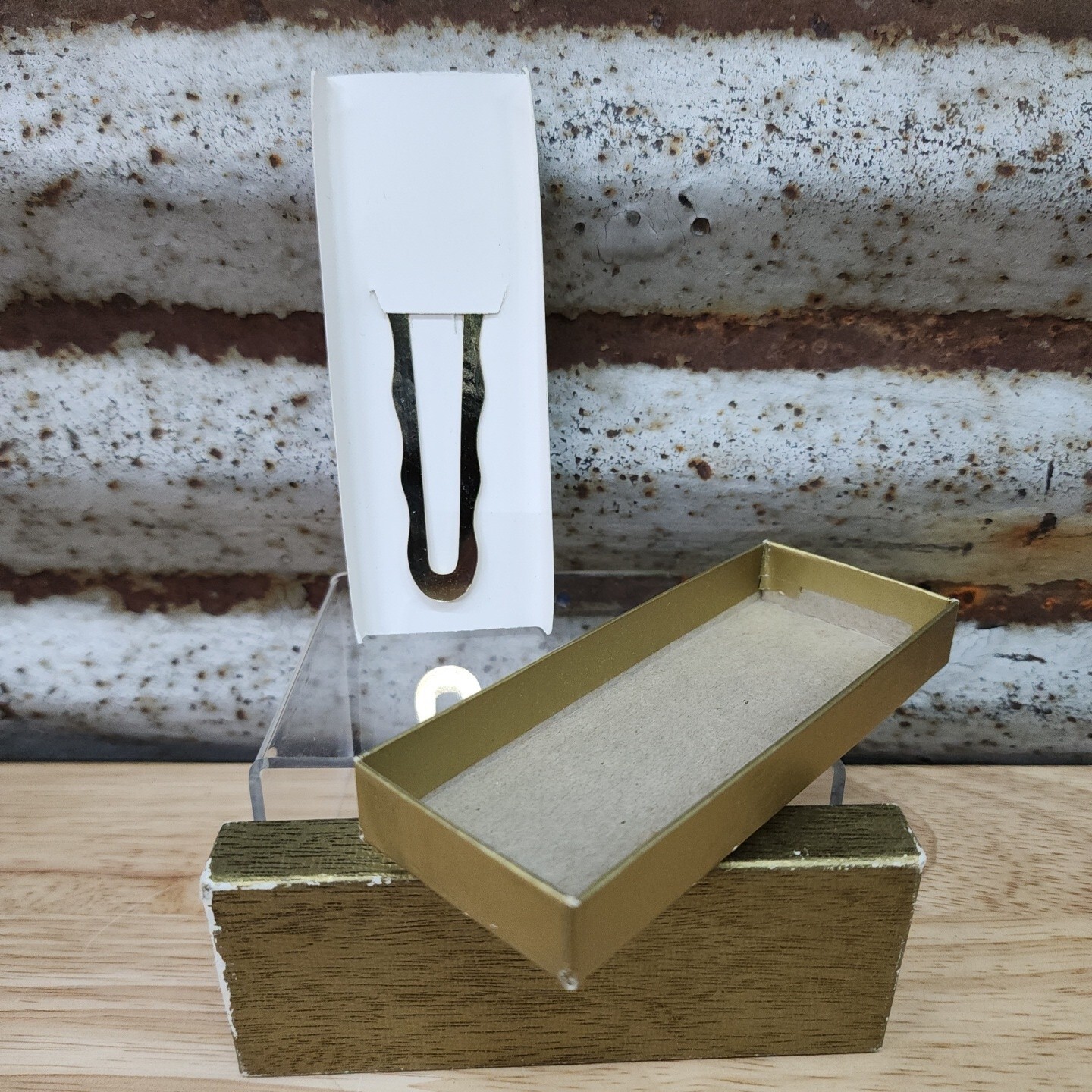Victorian Bookmark Metal Unbranded With Original Packaging Box