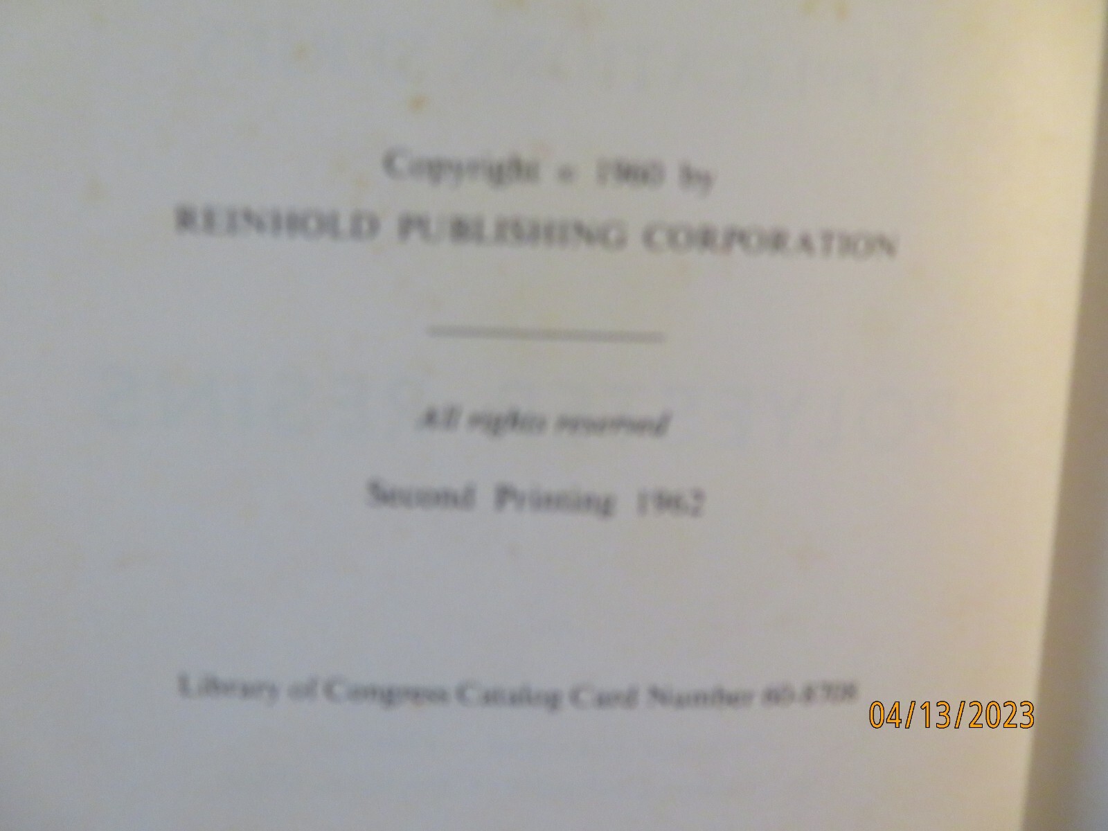 Polyester Resins HC 1962 John Lawrence Reinhold Plastics Applications Series