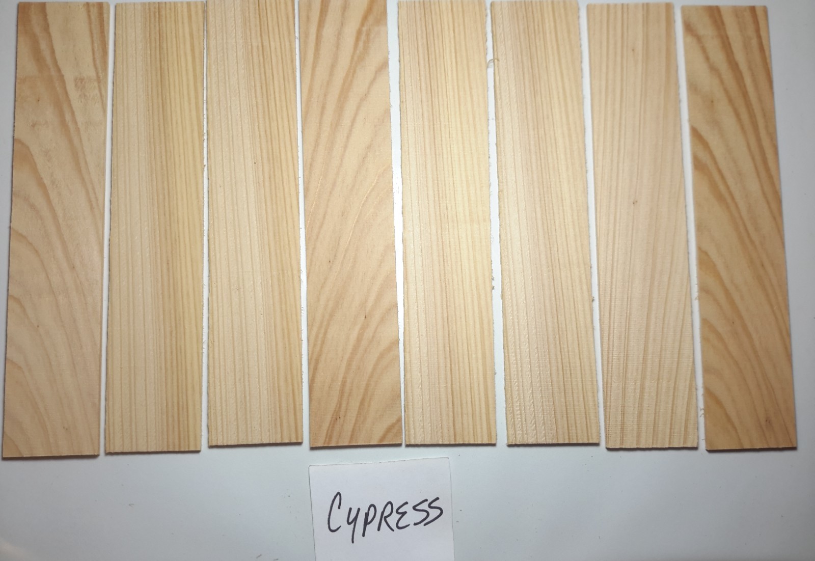 Unsanded Craft Wood, Knife Scales, Bookmarks U Pick Species 1/8″ x 1 5/8″ x 8″