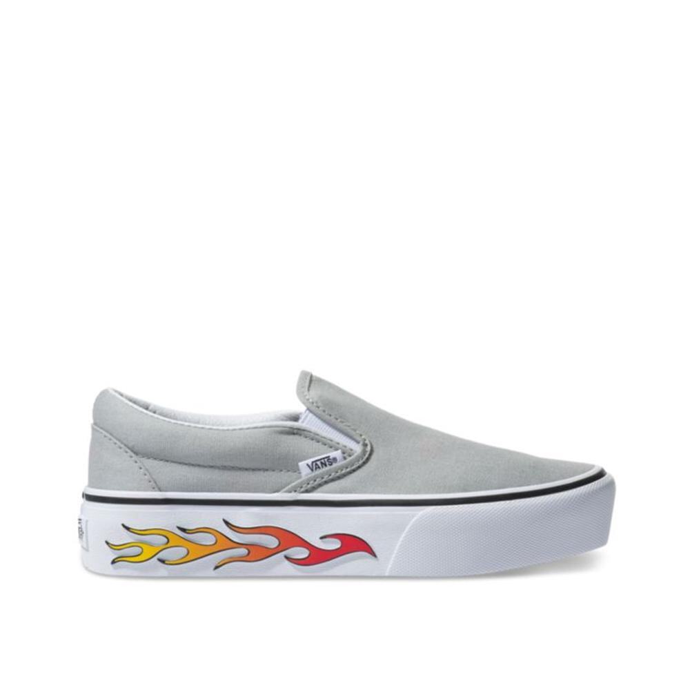 Vans Ua Slip-On Platform Sidewall Flame Belgian Block VN0A3JEZVN5