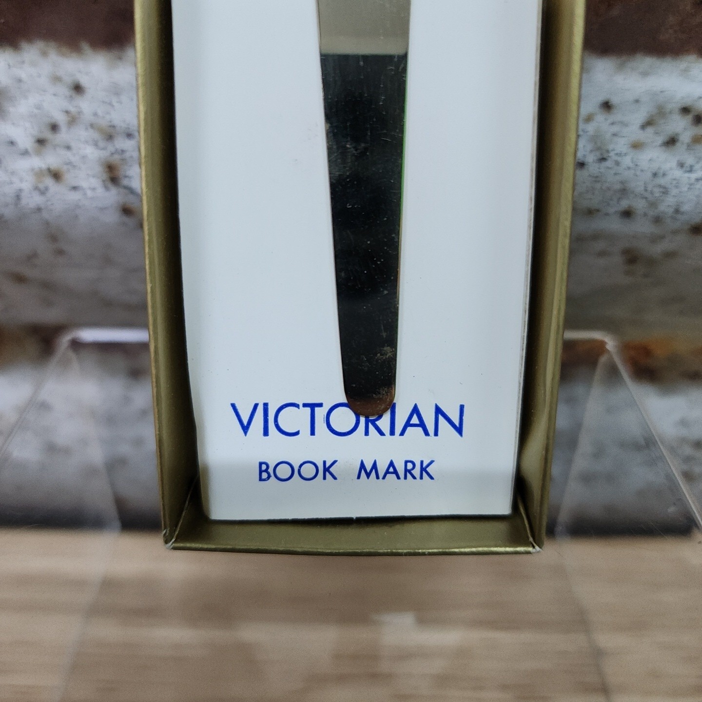 Victorian Bookmark Metal Unbranded With Original Packaging Box