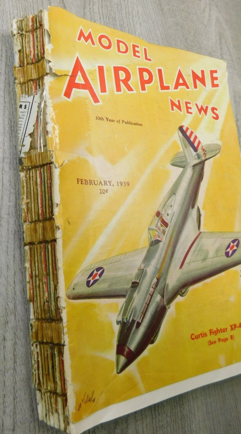 MODEL AIRPLANE NEWS FEB JUN JUL AUG 1939 Planes WII Boeing Vintage Magazine Lot