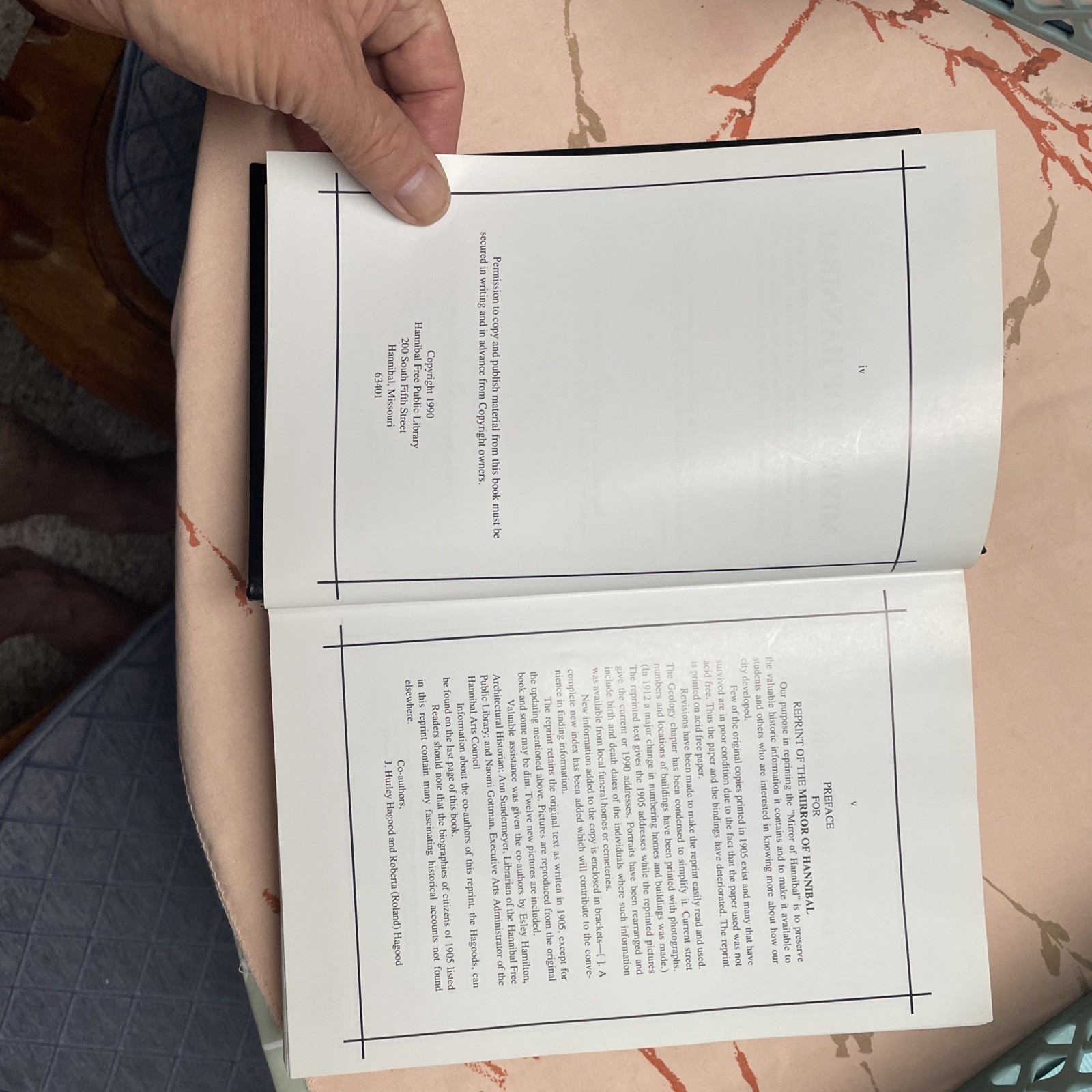 “Mirror of Hannibal” Revised Edition 1990 By J. Hurley and Roberta Hagood