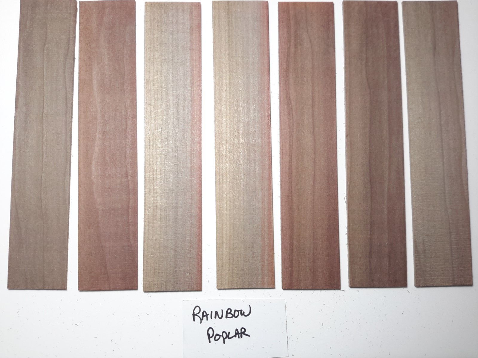Unsanded Craft Wood, Knife Scales, Bookmarks U Pick Species 1/8″ x 1 5/8″ x 8″