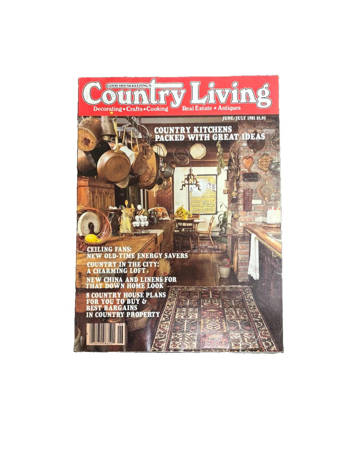 Country Living Illustrated Magazine Lot of 4: May/Jun/Jul/Mar/Oct 1987 Topics