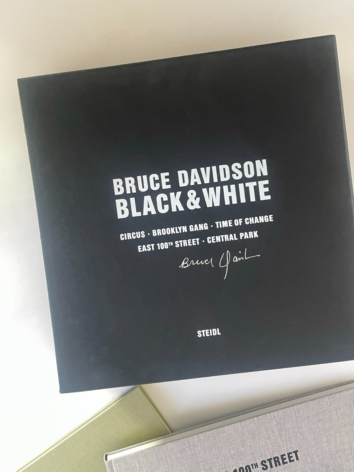 Bruce Davidson’s Black & White new signed on slipcase and in Volume 1
