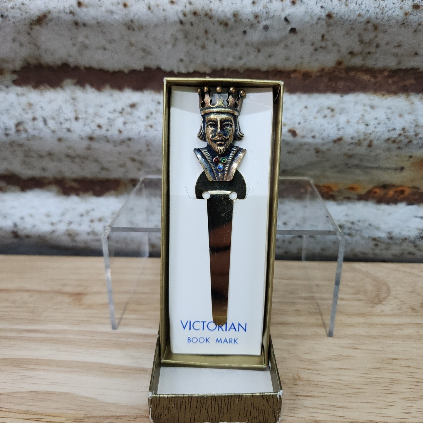 Victorian Bookmark Metal Unbranded With Original Packaging Box