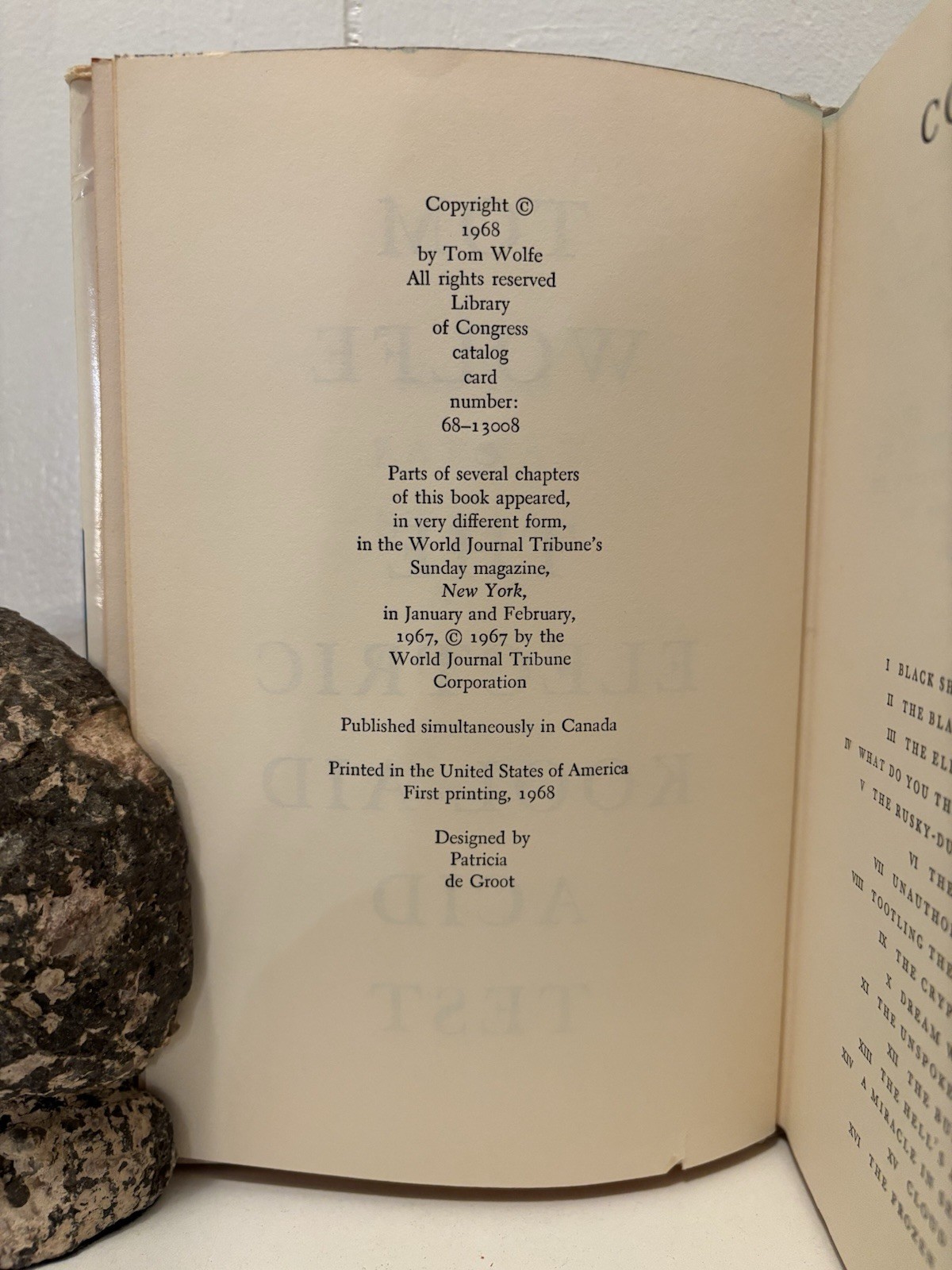 Tom Wolfe The Electric Kool-Aid Acid Test 1st Edition Stated First Printing 1968