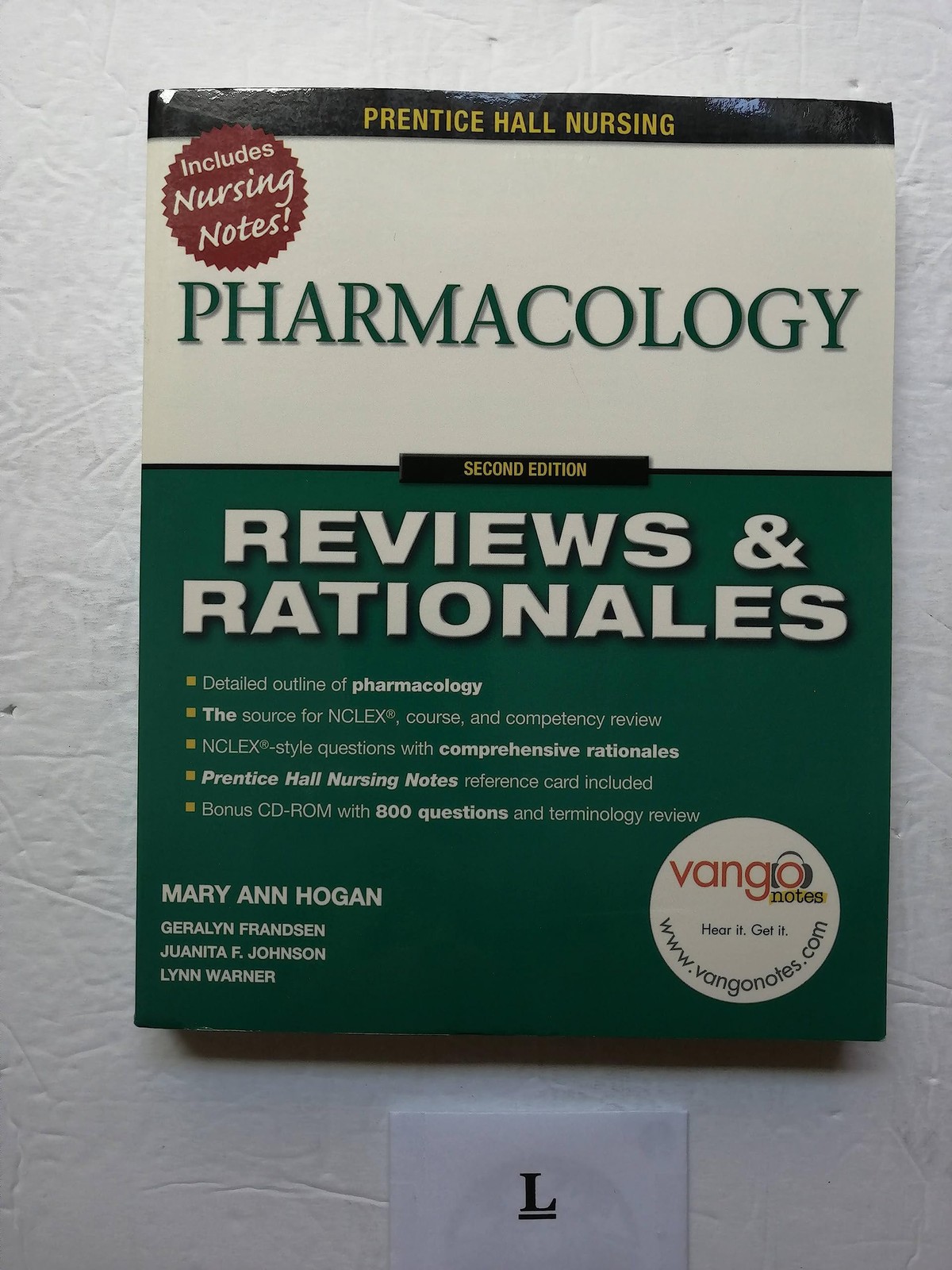 Prentice-Hall Reviews & Rationales: Pharmacology
