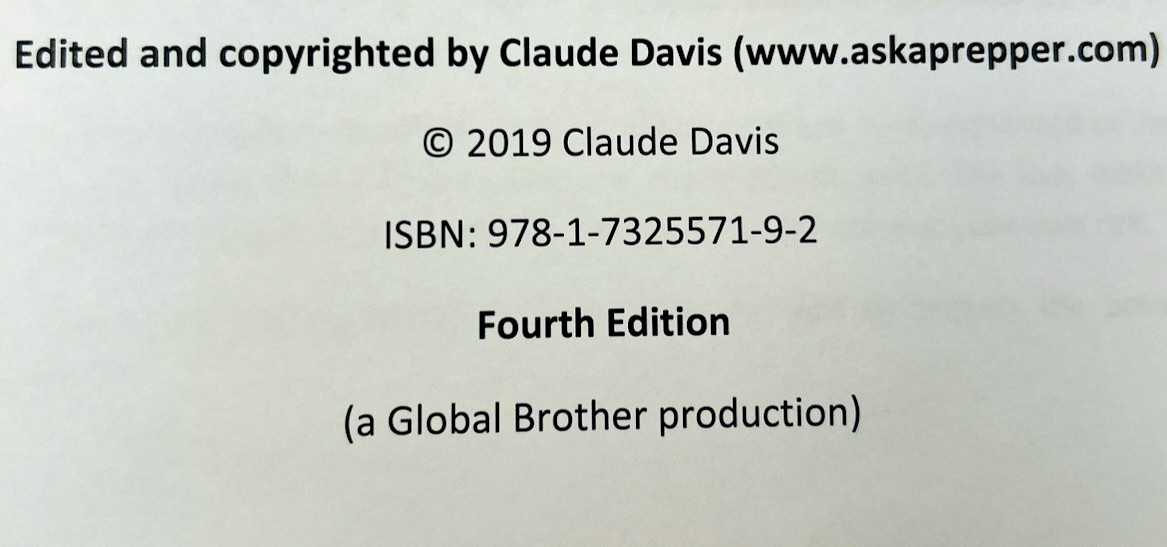 The Lost Ways by Claude Davis 2019 4th Edition Paperback