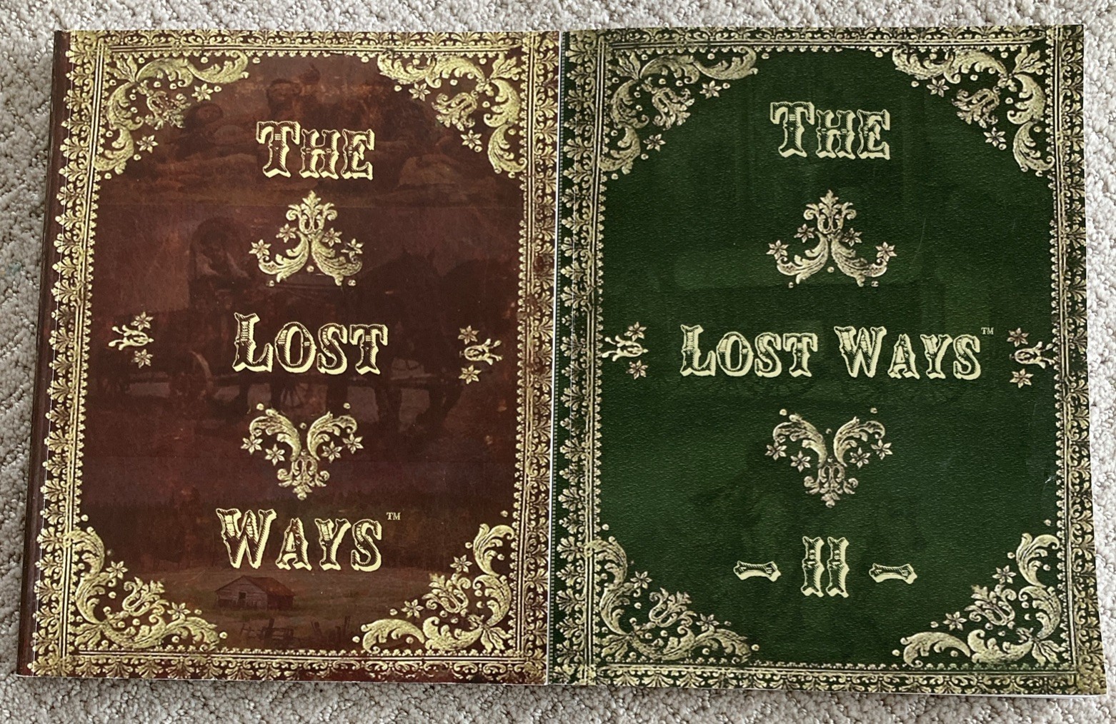 2 The Lost Ways & Lost Ways II Homesteading Survival Prepping Books Claude Davis