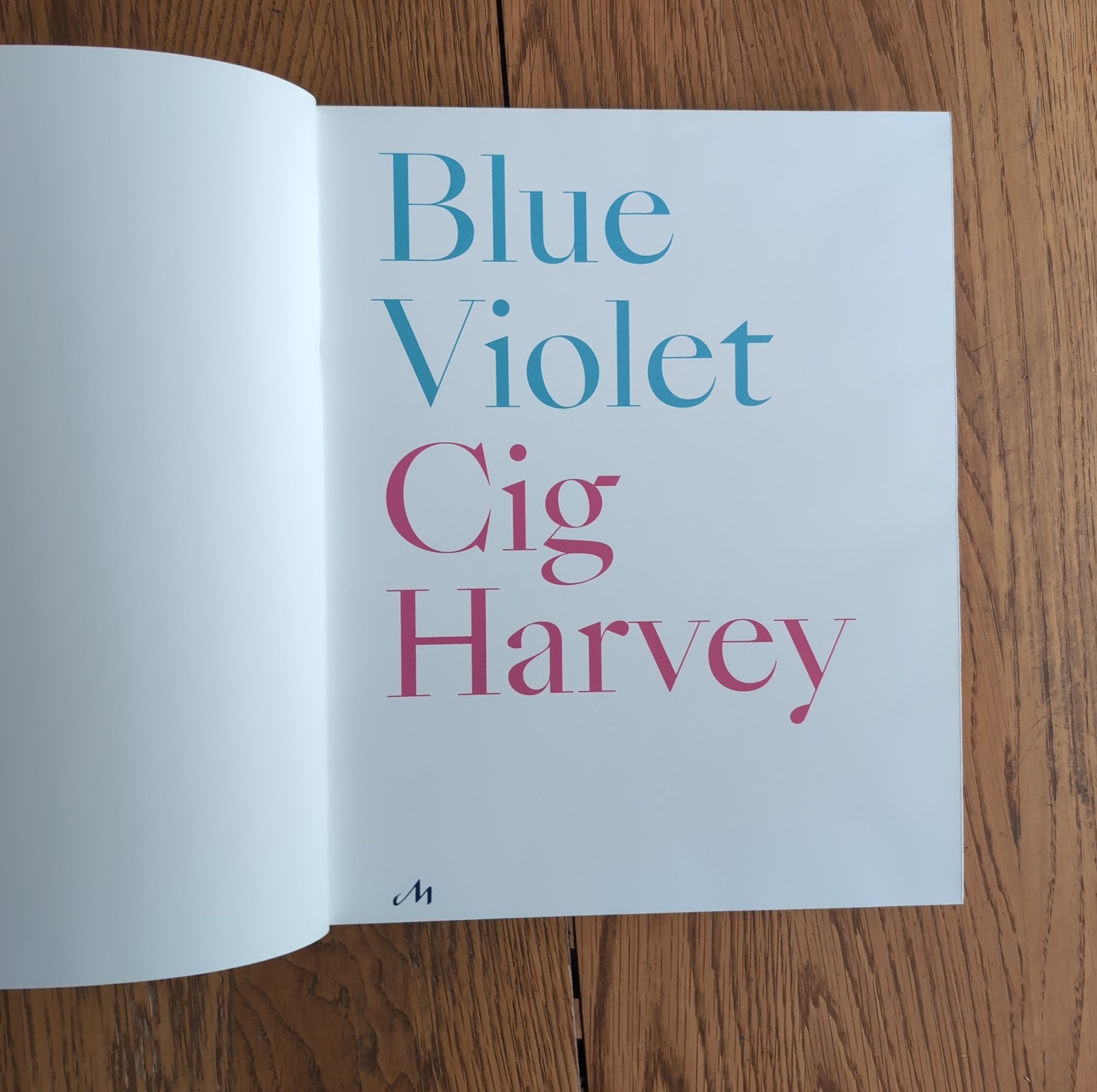 Blue Violet by Cig Harvey Hardcover 2021
