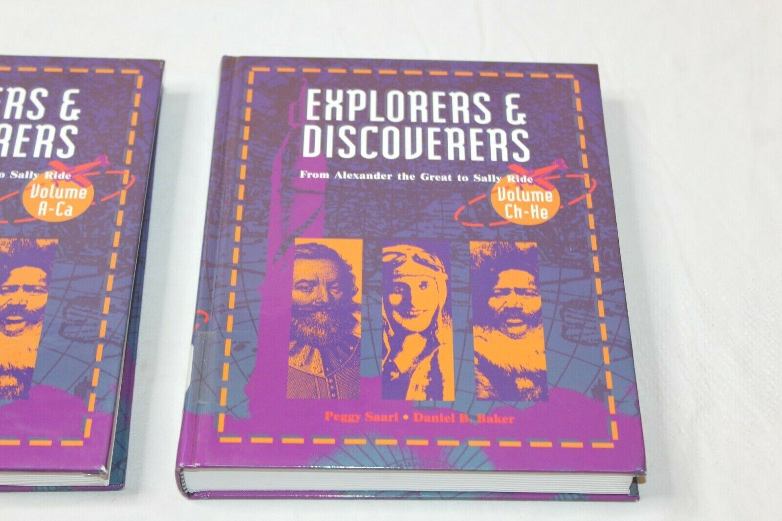 Explorers & Discoverers 4 Volume History Encyclopedia Reference Book Set