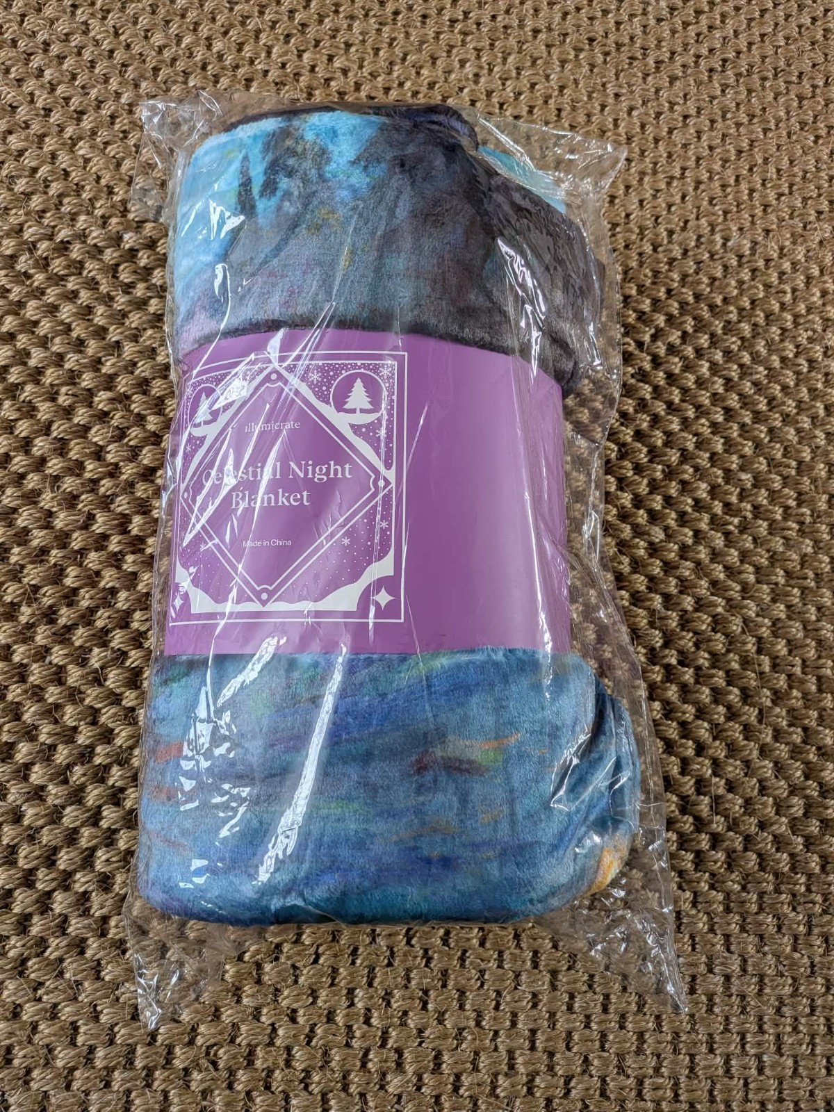 Illumicrate Celestial Night Blanket – 100% Polyester – Multi Coloured – Machine