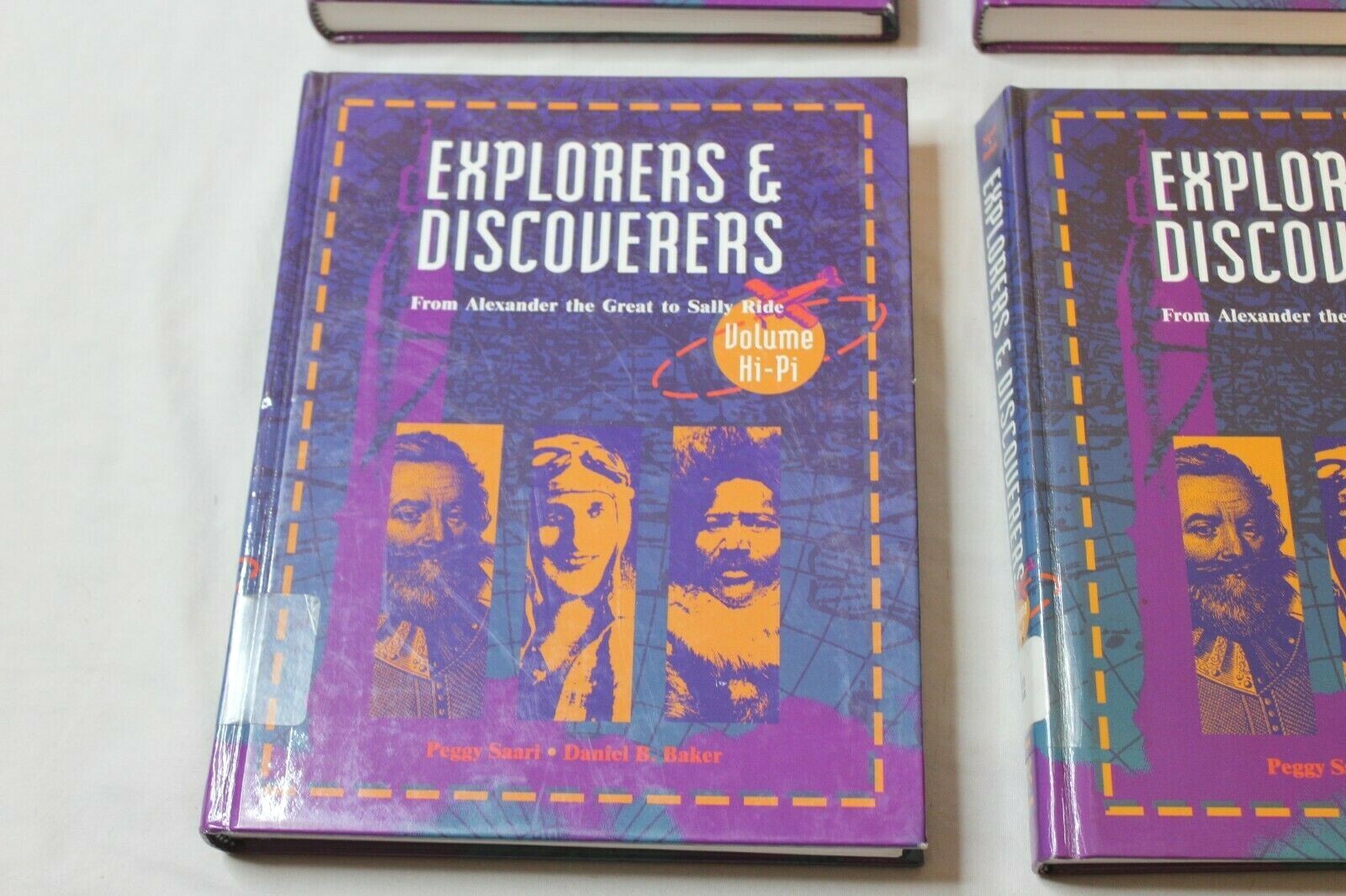 Explorers & Discoverers 4 Volume History Encyclopedia Reference Book Set