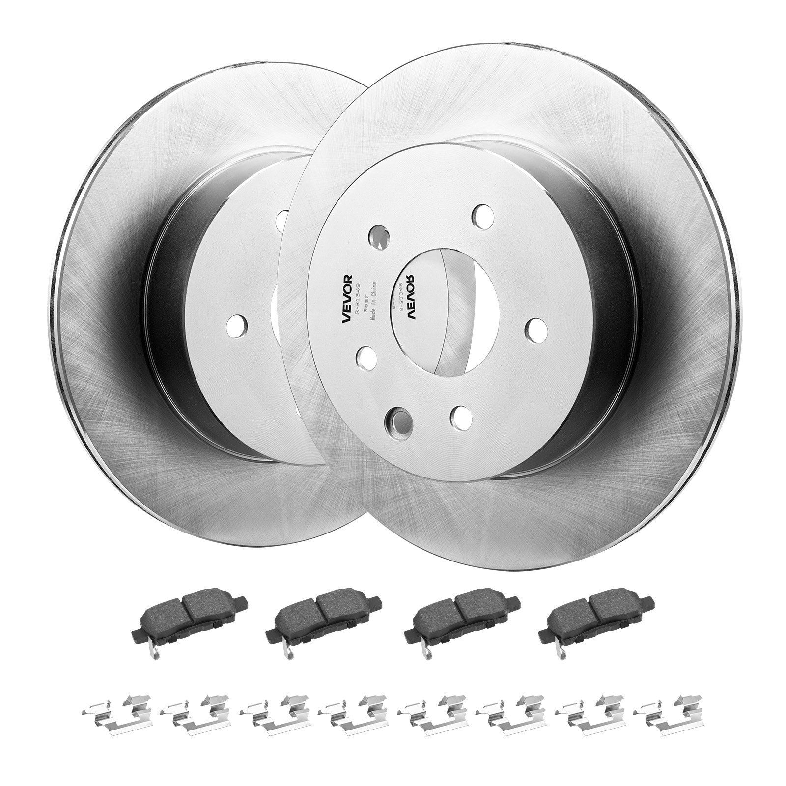 Front&Rear 11.65″ Hollow Rotor Brake Kit with Ceramic Pads 2014-2015 Rogue