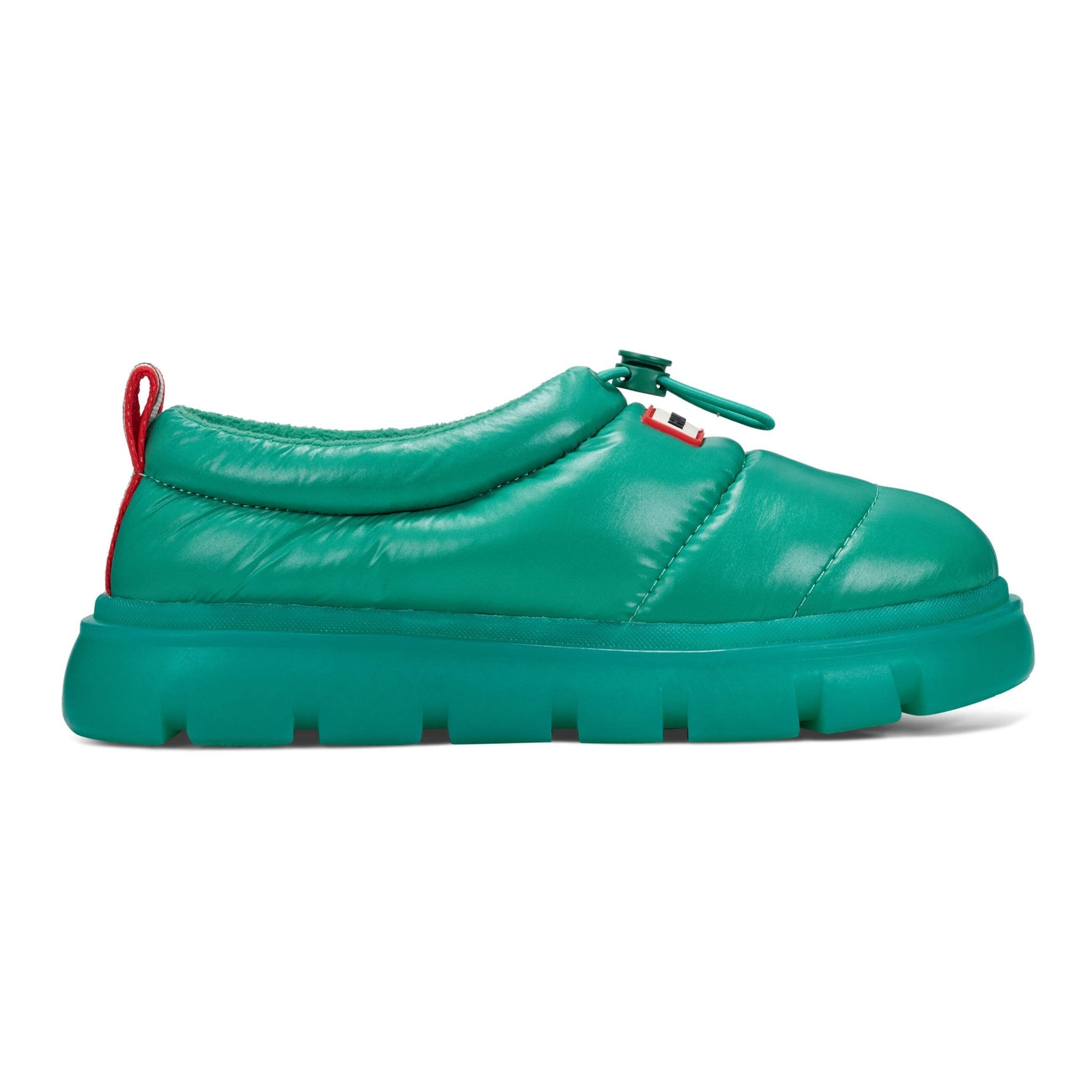 Hunter Women’s Madison Lug Sole Insulated Water Resistant Slip-on Shoes Light Gr