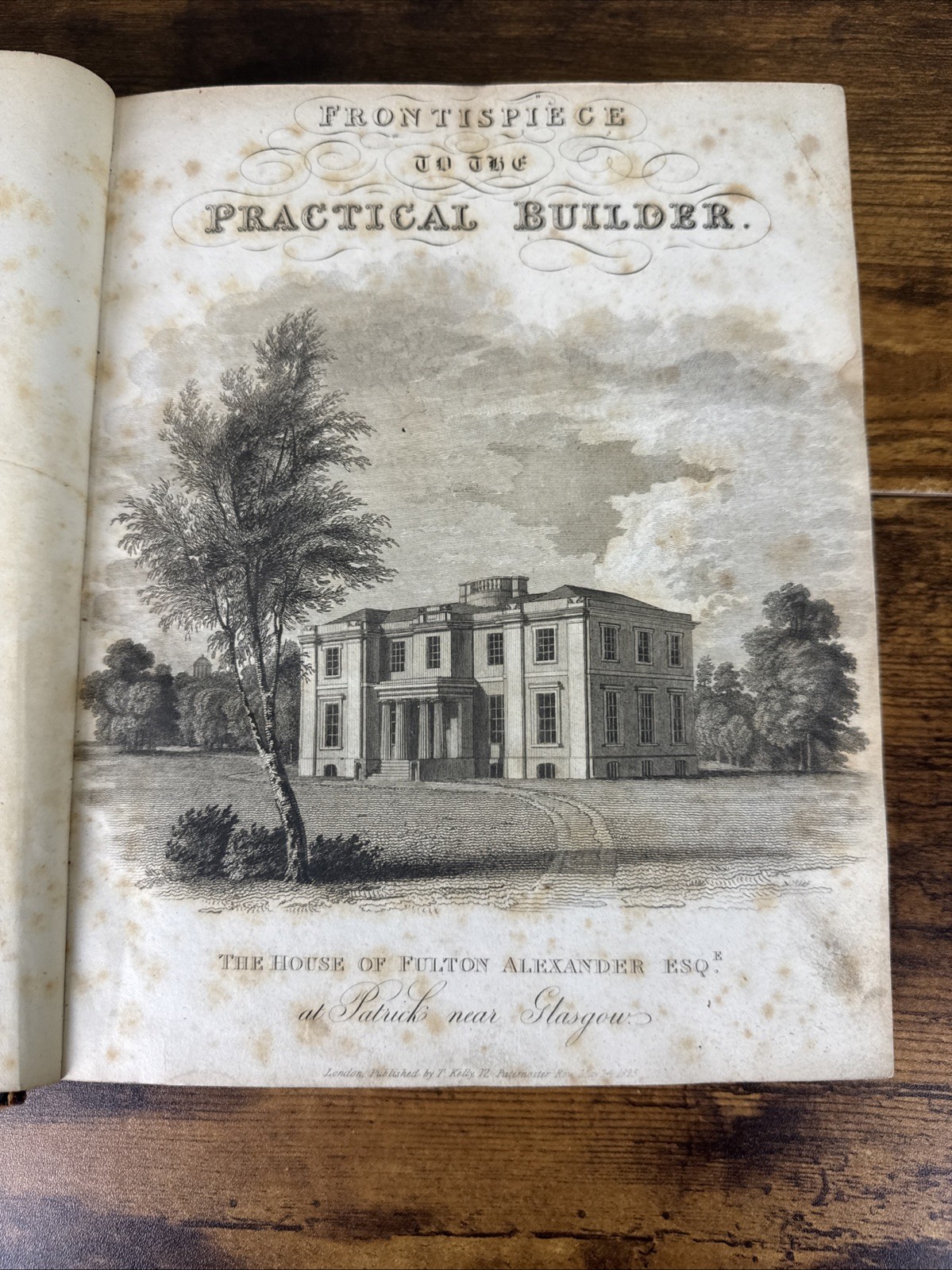 1823 THE NEW PRACTICAL BUILDER & WORKMANS COMPANION~P. NICHOLSON~TEXT & PLATES