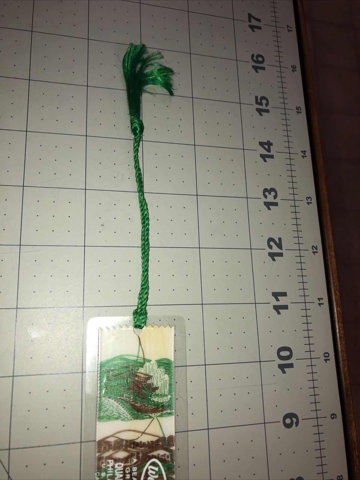Weve-A-Gift Lovely Bookmark .. “shall not pass this way again” VINTAGE Polyester