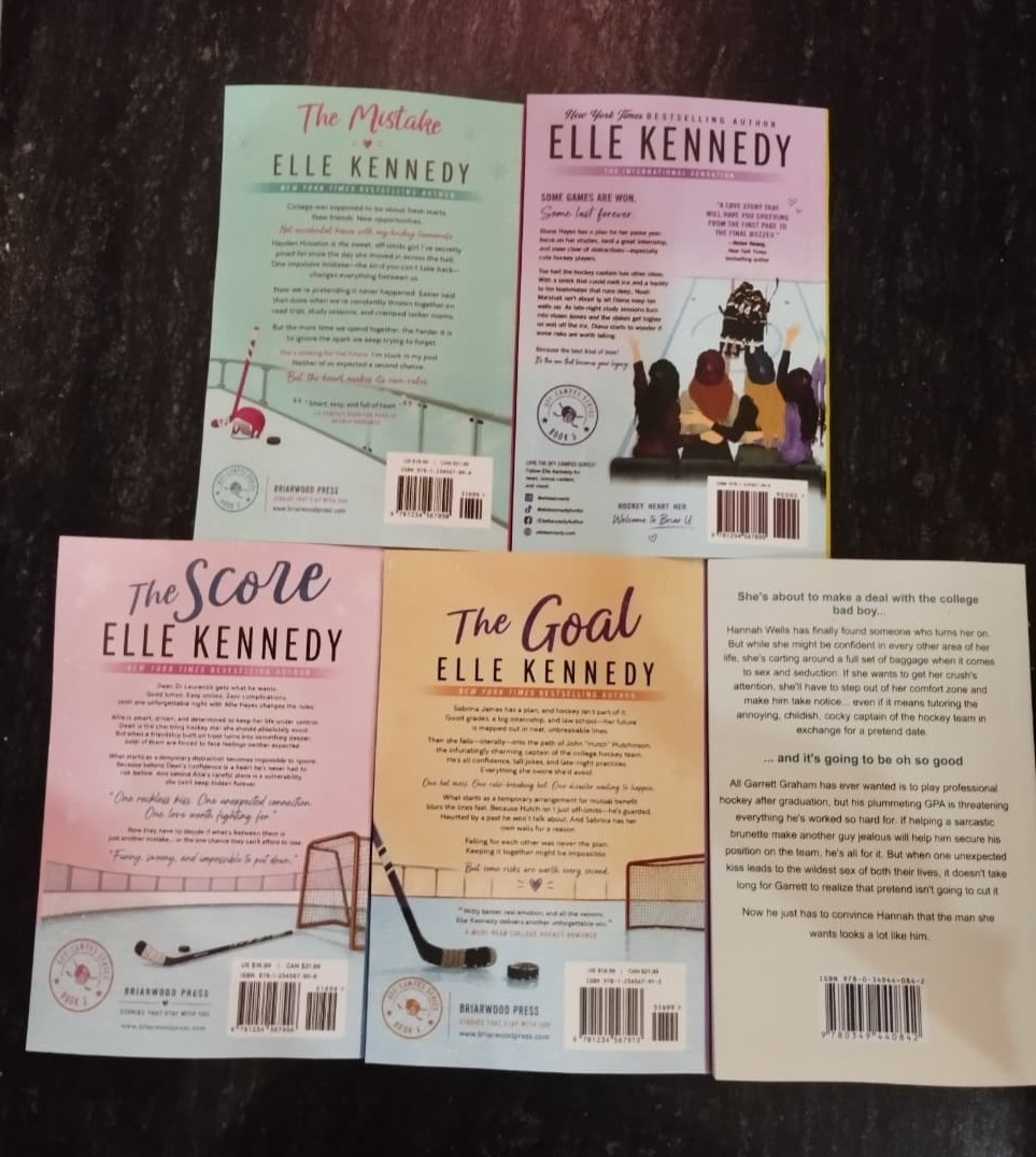 The off Campus 5 book set by Elle Kennedy English Paperback Free Shipping USA