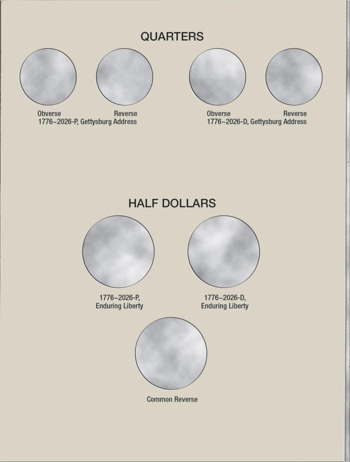 H.E. Harris® Coin Folder – United States 250th Anniversary Collection: 2026