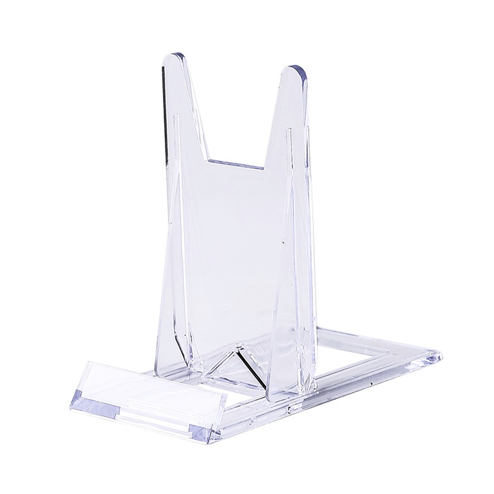 5PACK Clear Acrylic Stand Easel for Sports Trading Cards,Photos,Plates,Phones