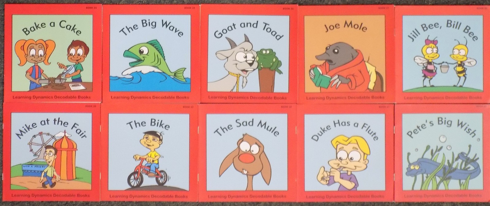 LOT OF 8 Learning Dynamics Decodable Books Leo D. Hall 2021 Book 24-31