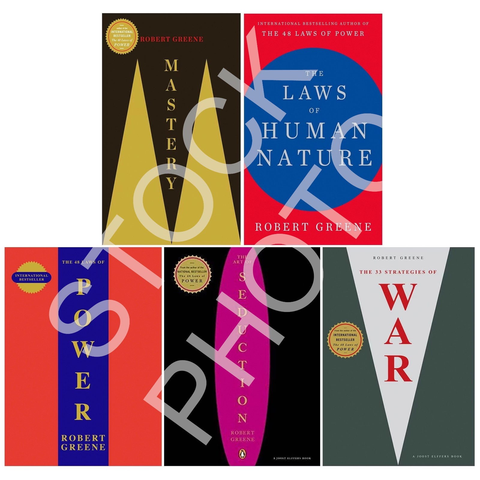 Robert Greene Complete 5 Books Collection Set